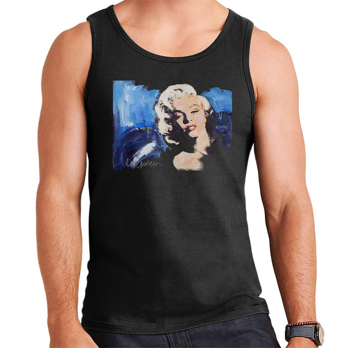 Sidney Maurer Original Portrait Of Marilyn Monroe Blonde Bombshell Mens Vest - Mens Vest