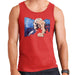 Sidney Maurer Original Portrait Of Marilyn Monroe Blonde Bombshell Mens Vest - Small / Red - Mens Vest