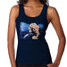 Sidney Maurer Original Portrait Of Marilyn Monroe Blonde Bombshell Womens Vest - Small / Navy Blue - Womens Vest