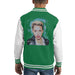 Sidney Maurer Original Portrait Of Miley Cyrus Licking Lips Kids Varsity Jacket - Kids Boys Varsity Jacket