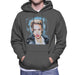 Sidney Maurer Original Portrait Of Miley Cyrus Licking Lips Mens Hooded Sweatshirt - Mens Hooded Sweatshirt