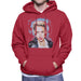 Sidney Maurer Original Portrait Of Miley Cyrus Licking Lips Mens Hooded Sweatshirt - Mens Hooded Sweatshirt