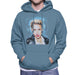 Sidney Maurer Original Portrait Of Miley Cyrus Licking Lips Mens Hooded Sweatshirt - Mens Hooded Sweatshirt