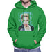 Sidney Maurer Original Portrait Of Miley Cyrus Licking Lips Mens Hooded Sweatshirt - Mens Hooded Sweatshirt