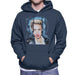 Sidney Maurer Original Portrait Of Miley Cyrus Licking Lips Mens Hooded Sweatshirt - Mens Hooded Sweatshirt