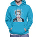 Sidney Maurer Original Portrait Of Miley Cyrus Licking Lips Mens Hooded Sweatshirt - Mens Hooded Sweatshirt