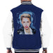 Sidney Maurer Original Portrait Of Miley Cyrus Licking Lips Mens Varsity Jacket - Mens Varsity Jacket