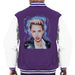 Sidney Maurer Original Portrait Of Miley Cyrus Licking Lips Mens Varsity Jacket - Mens Varsity Jacket