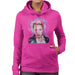 Sidney Maurer Original Portrait Of Miley Cyrus Licking Lips Womens Hooded Sweatshirt - Womens Hooded Sweatshirt