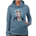 Sidney Maurer Original Portrait Of Miley Cyrus Licking Lips Womens Hooded Sweatshirt - Womens Hooded Sweatshirt