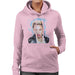 Sidney Maurer Original Portrait Of Miley Cyrus Licking Lips Womens Hooded Sweatshirt - Small / Light Pink - Womens Hooded Sweatshirt