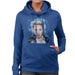 Sidney Maurer Original Portrait Of Miley Cyrus Licking Lips Womens Hooded Sweatshirt - Womens Hooded Sweatshirt