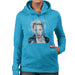 Sidney Maurer Original Portrait Of Miley Cyrus Licking Lips Womens Hooded Sweatshirt - Womens Hooded Sweatshirt