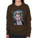 Sidney Maurer Original Portrait Of Miley Cyrus Licking Lips Womens Sweatshirt - Womens Sweatshirt
