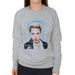 Sidney Maurer Original Portrait Of Miley Cyrus Licking Lips Womens Sweatshirt - Womens Sweatshirt