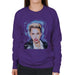 Sidney Maurer Original Portrait Of Miley Cyrus Licking Lips Womens Sweatshirt - Womens Sweatshirt