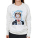 Sidney Maurer Original Portrait Of Miley Cyrus Licking Lips Womens Sweatshirt - Womens Sweatshirt