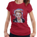 Sidney Maurer Original Portrait Of Miley Cyrus Licking Lips Womens T-Shirt - Womens T-Shirt