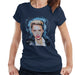 Sidney Maurer Original Portrait Of Miley Cyrus Licking Lips Womens T-Shirt - Womens T-Shirt