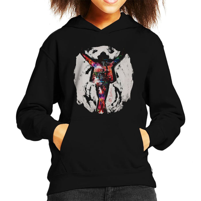 Sidney Maurer Original Portrait Of Michael Jackson This Is It Kids Hooded Sweatshirt - Kids Boys Hooded Sweatshirt
