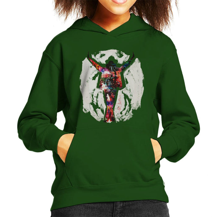 Sidney Maurer Original Portrait Of Michael Jackson This Is It Kids Hooded Sweatshirt - Kids Boys Hooded Sweatshirt