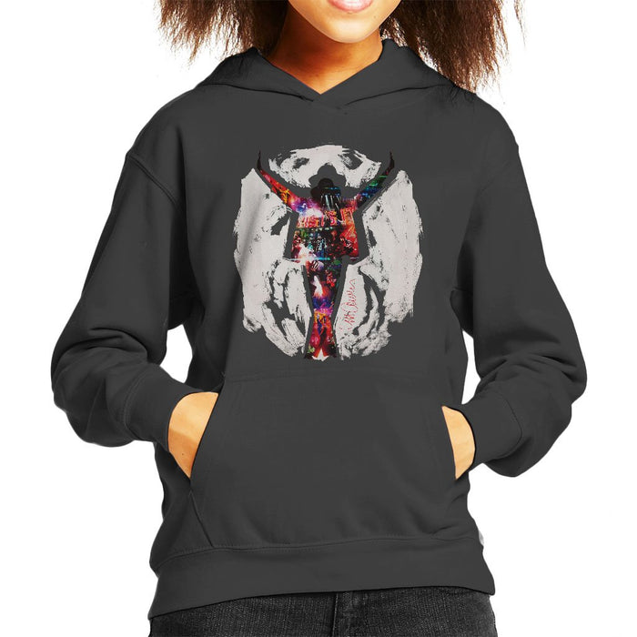 Sidney Maurer Original Portrait Of Michael Jackson This Is It Kids Hooded Sweatshirt - Kids Boys Hooded Sweatshirt