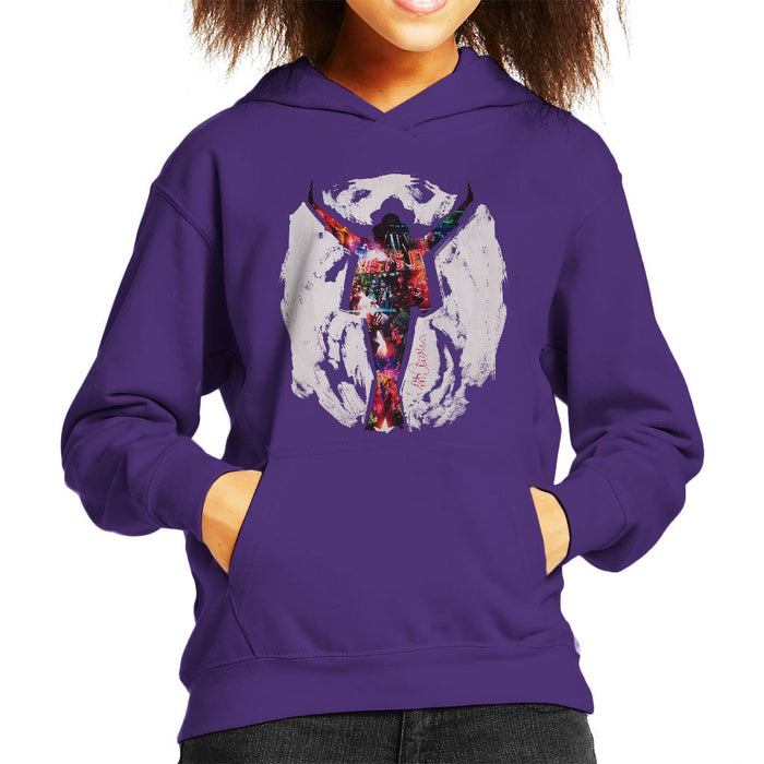 Sidney Maurer Original Portrait Of Michael Jackson This Is It Kids Hooded Sweatshirt - Kids Boys Hooded Sweatshirt