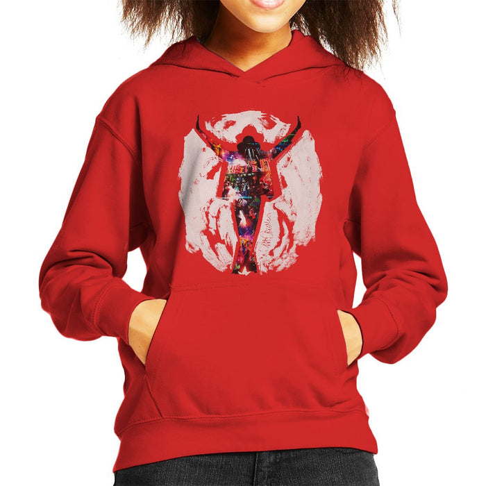 Sidney Maurer Original Portrait Of Michael Jackson This Is It Kids Hooded Sweatshirt - Kids Boys Hooded Sweatshirt