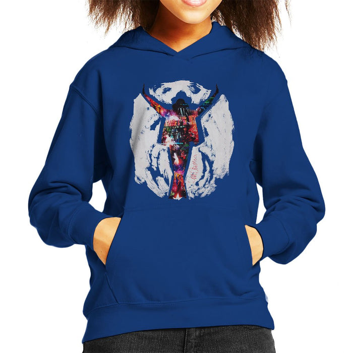 Sidney Maurer Original Portrait Of Michael Jackson This Is It Kids Hooded Sweatshirt - Kids Boys Hooded Sweatshirt