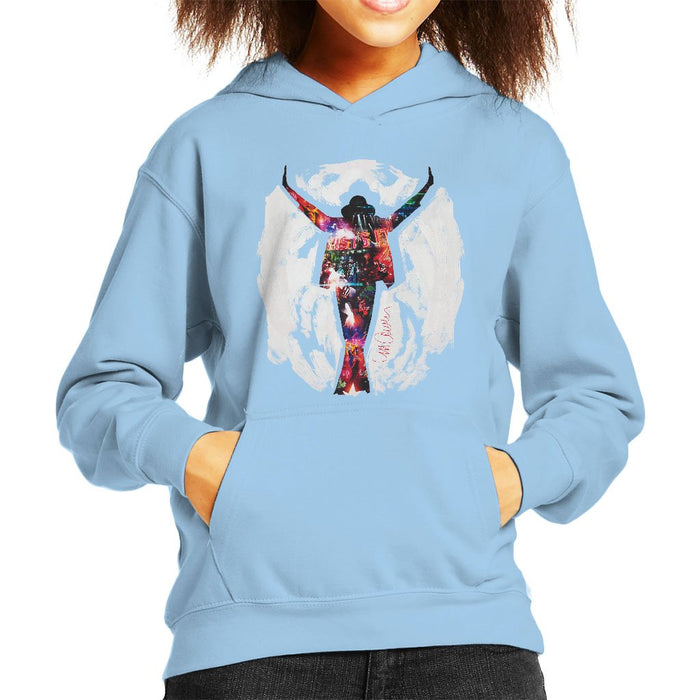 Sidney Maurer Original Portrait Of Michael Jackson This Is It Kids Hooded Sweatshirt - Kids Boys Hooded Sweatshirt
