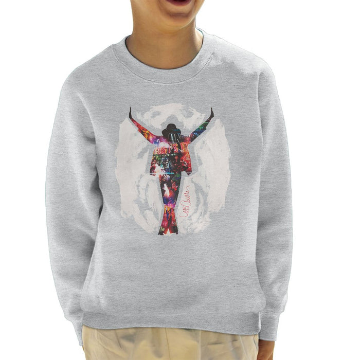 Sidney Maurer Original Portrait Of Michael Jackson This Is It Kids Sweatshirt - Kids Boys Sweatshirt