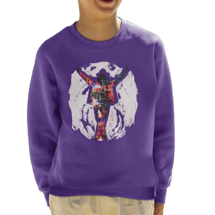 Sidney Maurer Original Portrait Of Michael Jackson This Is It Kids Sweatshirt - Kids Boys Sweatshirt
