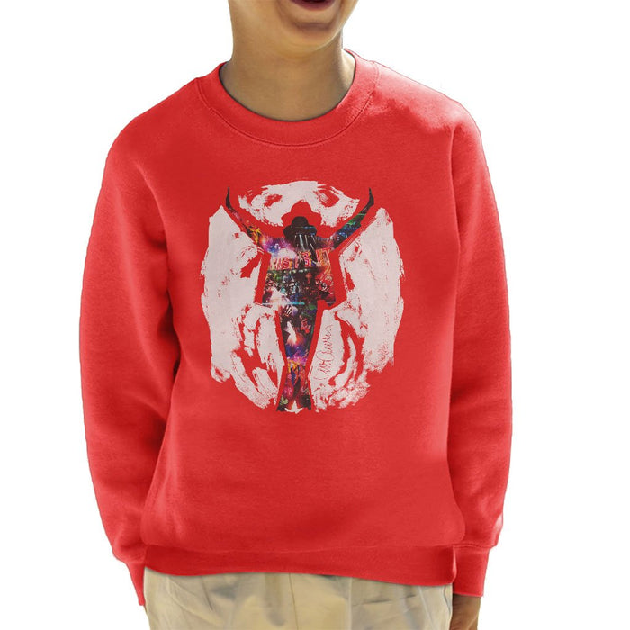 Sidney Maurer Original Portrait Of Michael Jackson This Is It Kids Sweatshirt - Kids Boys Sweatshirt