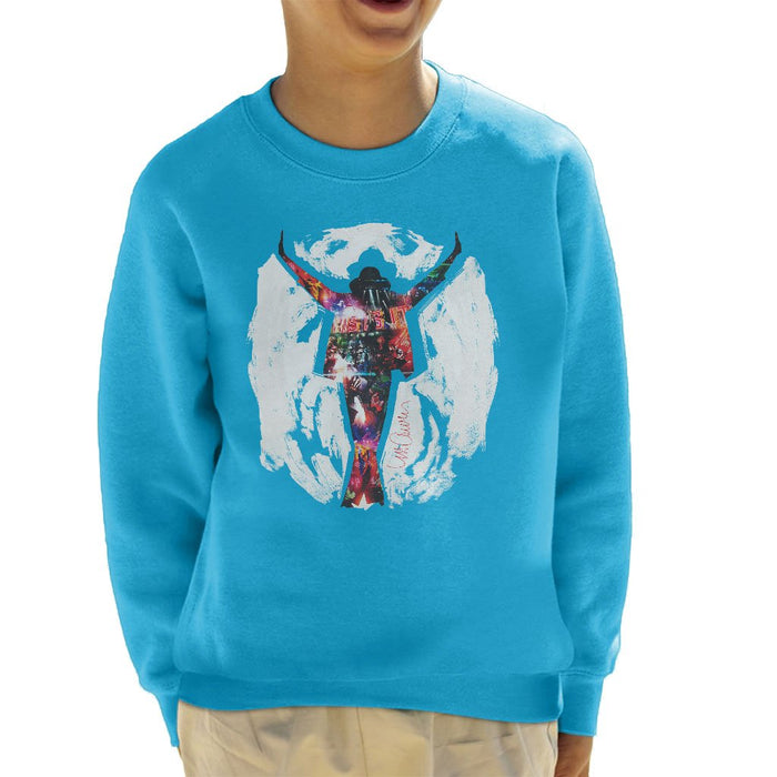 Sidney Maurer Original Portrait Of Michael Jackson This Is It Kids Sweatshirt - Kids Boys Sweatshirt