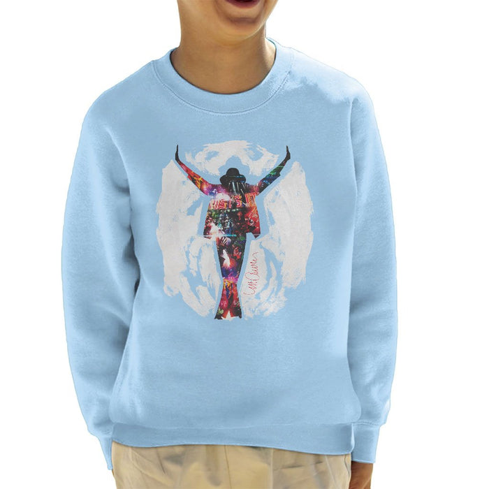 Sidney Maurer Original Portrait Of Michael Jackson This Is It Kids Sweatshirt - Kids Boys Sweatshirt