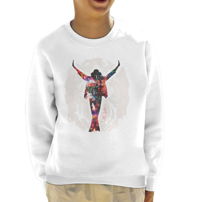 Sidney Maurer Original Portrait Of Michael Jackson This Is It Kids Sweatshirt - Kids Boys Sweatshirt