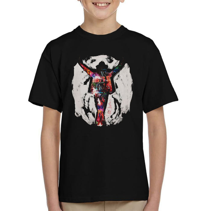 Sidney Maurer Original Portrait Of Michael Jackson This Is It Kids T-Shirt - Kids Boys T-Shirt