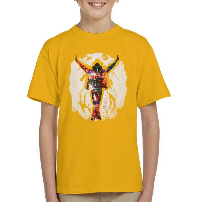Sidney Maurer Original Portrait Of Michael Jackson This Is It Kids T-Shirt - Kids Boys T-Shirt