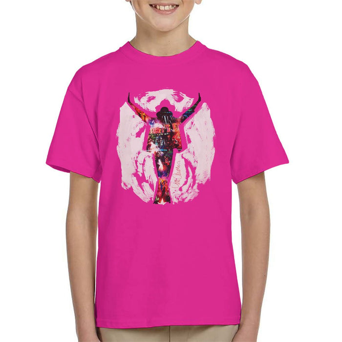 Sidney Maurer Original Portrait Of Michael Jackson This Is It Kids T-Shirt - Kids Boys T-Shirt