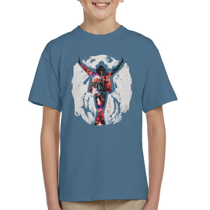 Sidney Maurer Original Portrait Of Michael Jackson This Is It Kids T-Shirt - Kids Boys T-Shirt