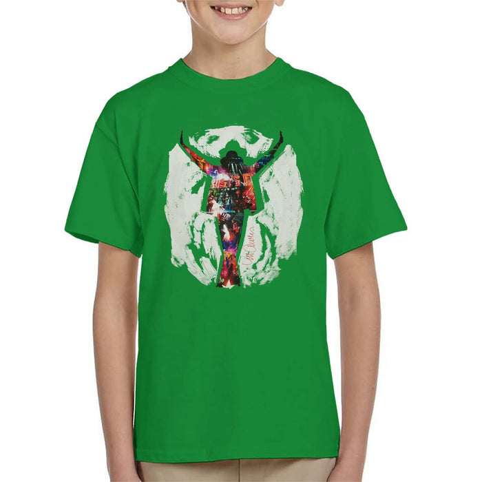 Sidney Maurer Original Portrait Of Michael Jackson This Is It Kids T-Shirt - Kids Boys T-Shirt
