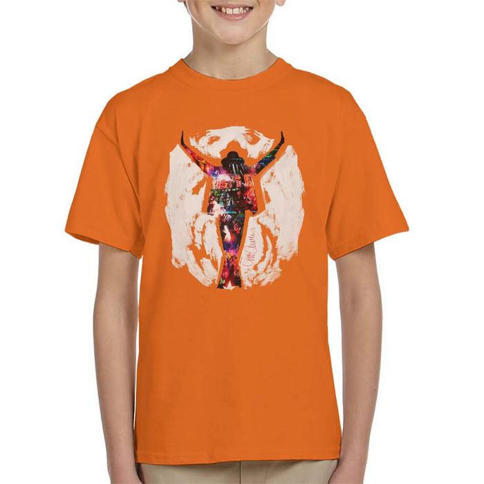 Sidney Maurer Original Portrait Of Michael Jackson This Is It Kids T-Shirt - Kids Boys T-Shirt