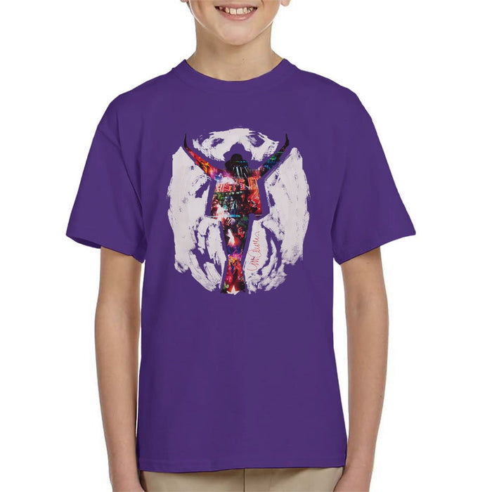 Sidney Maurer Original Portrait Of Michael Jackson This Is It Kids T-Shirt - Kids Boys T-Shirt