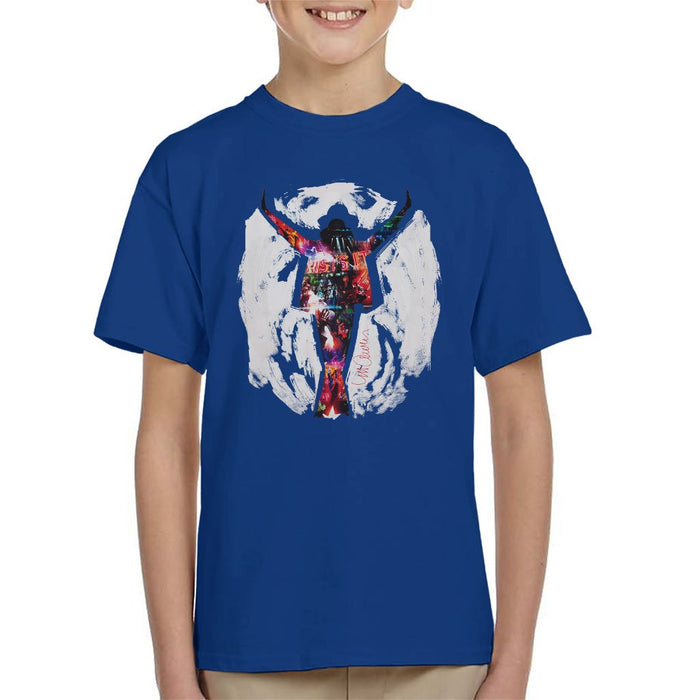 Sidney Maurer Original Portrait Of Michael Jackson This Is It Kids T-Shirt - Kids Boys T-Shirt