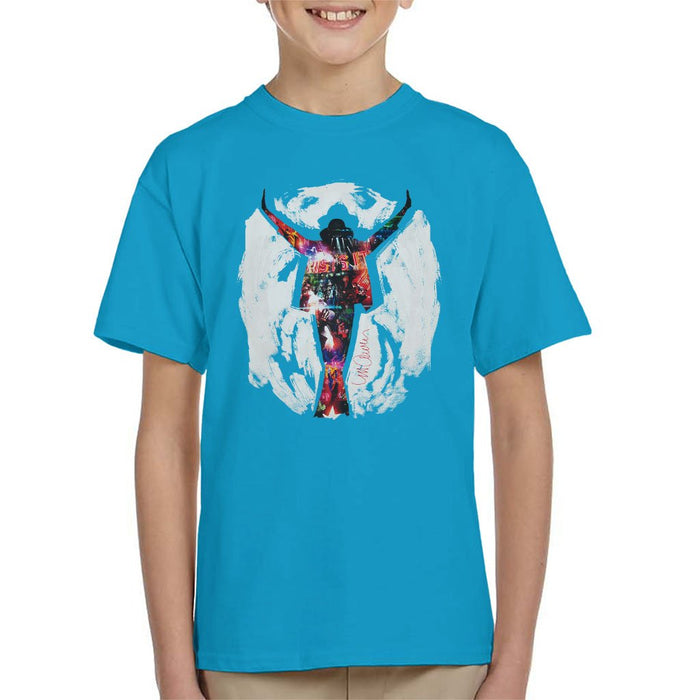 Sidney Maurer Original Portrait Of Michael Jackson This Is It Kids T-Shirt - Kids Boys T-Shirt