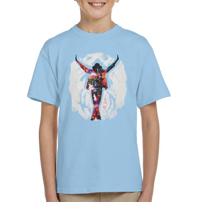 Sidney Maurer Original Portrait Of Michael Jackson This Is It Kids T-Shirt - Kids Boys T-Shirt