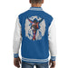 Sidney Maurer Original Portrait Of Michael Jackson This Is It Kids Varsity Jacket - X-Small (3-4 yrs) / Royal/White - Kids Boys Varsity