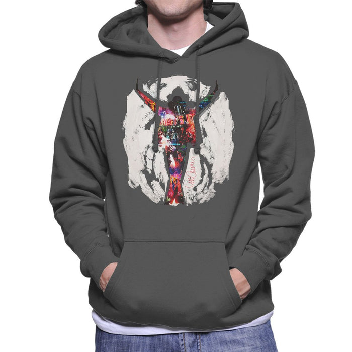 Sidney Maurer Original Portrait Of Michael Jackson This Is It Mens Hooded Sweatshirt - Mens Hooded Sweatshirt