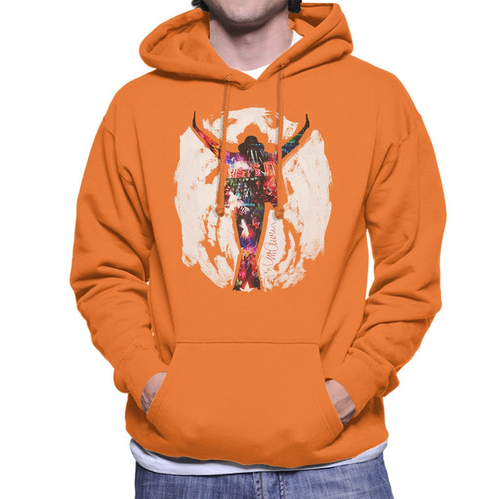 Sidney Maurer Original Portrait Of Michael Jackson This Is It Mens Hooded Sweatshirt - Mens Hooded Sweatshirt