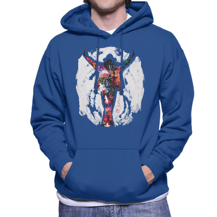 Sidney Maurer Original Portrait Of Michael Jackson This Is It Mens Hooded Sweatshirt - Mens Hooded Sweatshirt